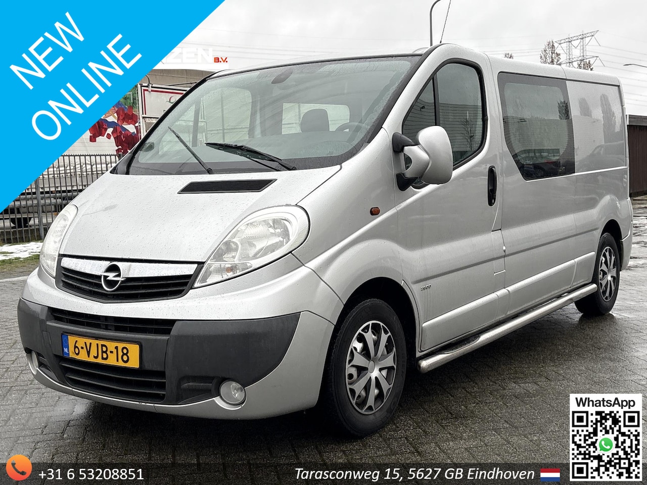 Opel Vivaro - 2.5 CDTI L2H1 Dubbel Cabine | € 4.950,- NETTO! | Airco | Cruise | Trekhaak | - AutoWereld.nl