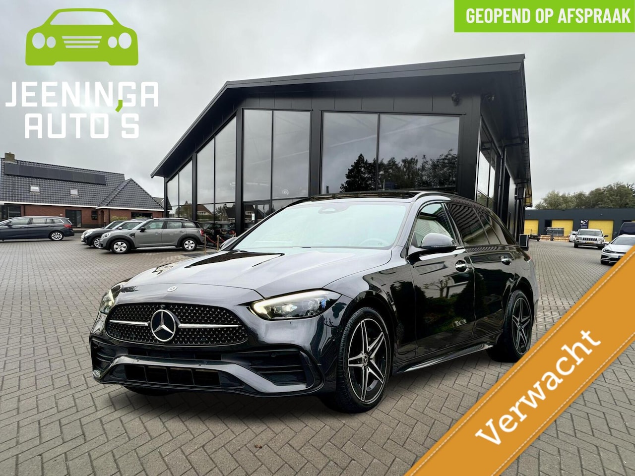 Mercedes-Benz C-klasse Estate - 300 e Business Solution AMG|360Camera|Memory|Elek.Trekhaak - AutoWereld.nl