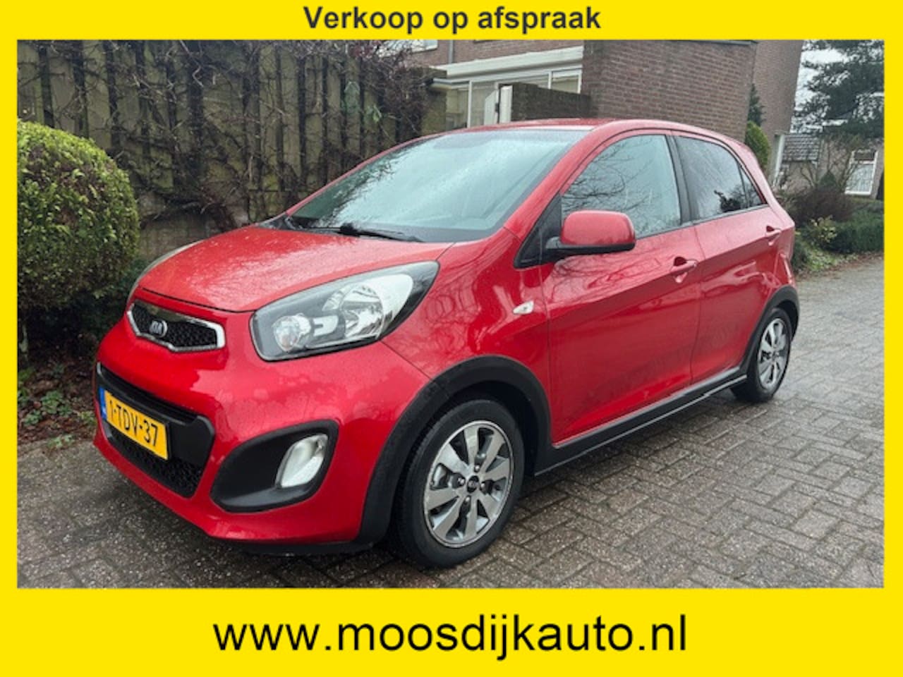 Kia Picanto - 1.2 CVVT ISG R-Cross Airco/ 5 Drs/ Orig NL auto/ met NAP/ Nw-APK/  //  Verkoop op afspraak - AutoWereld.nl