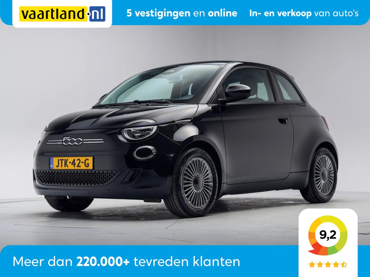Fiat 500 - Icon 24 kWh [ Led Navi Camera Carplay ] - AutoWereld.nl