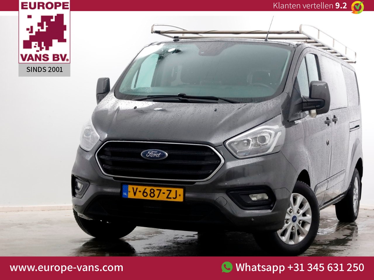 Ford Transit Custom - 2.0 TDCI 130pk L2H1 D.C. Limited Navi/Camera/2x Schuifdeur MARGE/BTW-Vrij 05-2019 - AutoWereld.nl