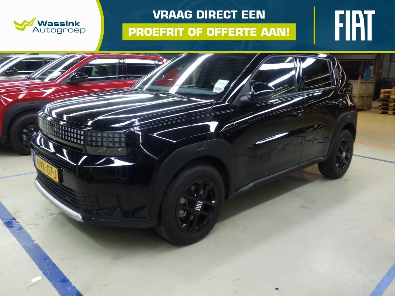 Fiat Grande Panda - 1.2 Hybrid 100pk AUTOMAAT Icon | Style Pack | Lichtmetaal | Privacy glass - AutoWereld.nl