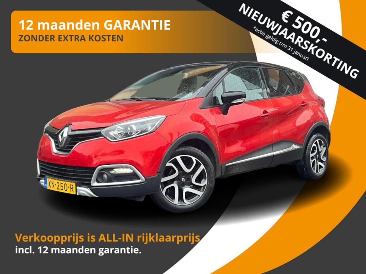 Renault Captur - TCe 120 XMOD LIMITED EDC AUTOMAAT 2-TONE/HALF-LEER/STOELVERW. - AutoWereld.nl