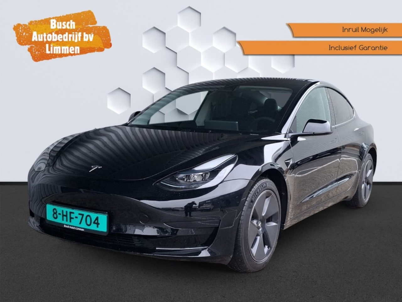 Tesla Model 3 - RWD 225KW,Autopilot ACC Stuurverw. PDC Leer Navi Pano-dak - AutoWereld.nl