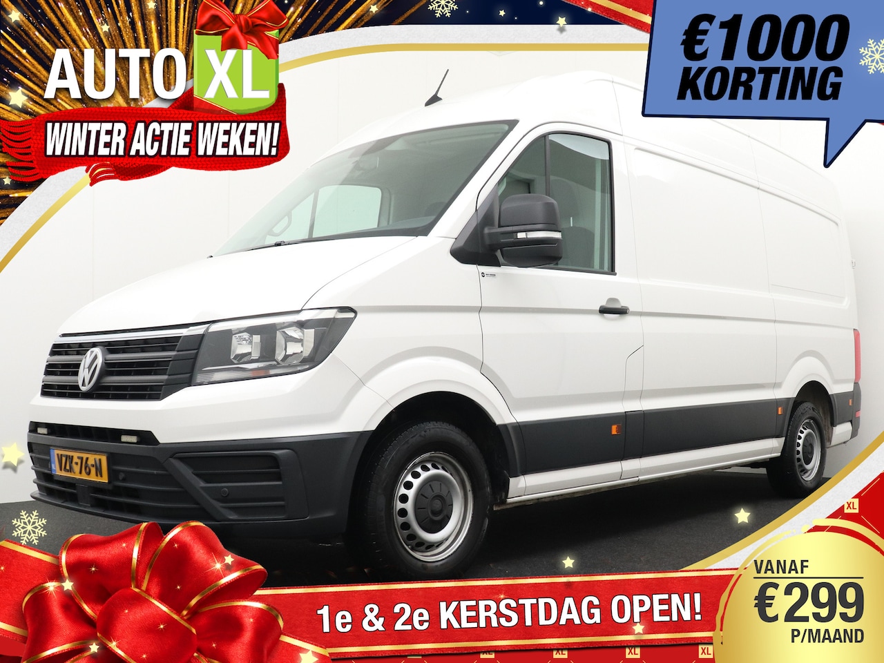 Volkswagen Crafter - 2.0 177 PK Aut. TDI L3H3 Highline Camera Carplay Trekhaak - AutoWereld.nl