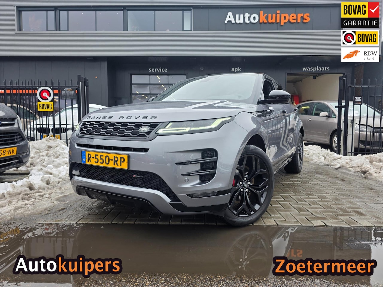 Land Rover Range Rover Evoque - 1.5 P300e AWD R-Dynamic HSE | Met o.a. stoelverwarming, AppleCarPlay/AndroidAuto en panora - AutoWereld.nl