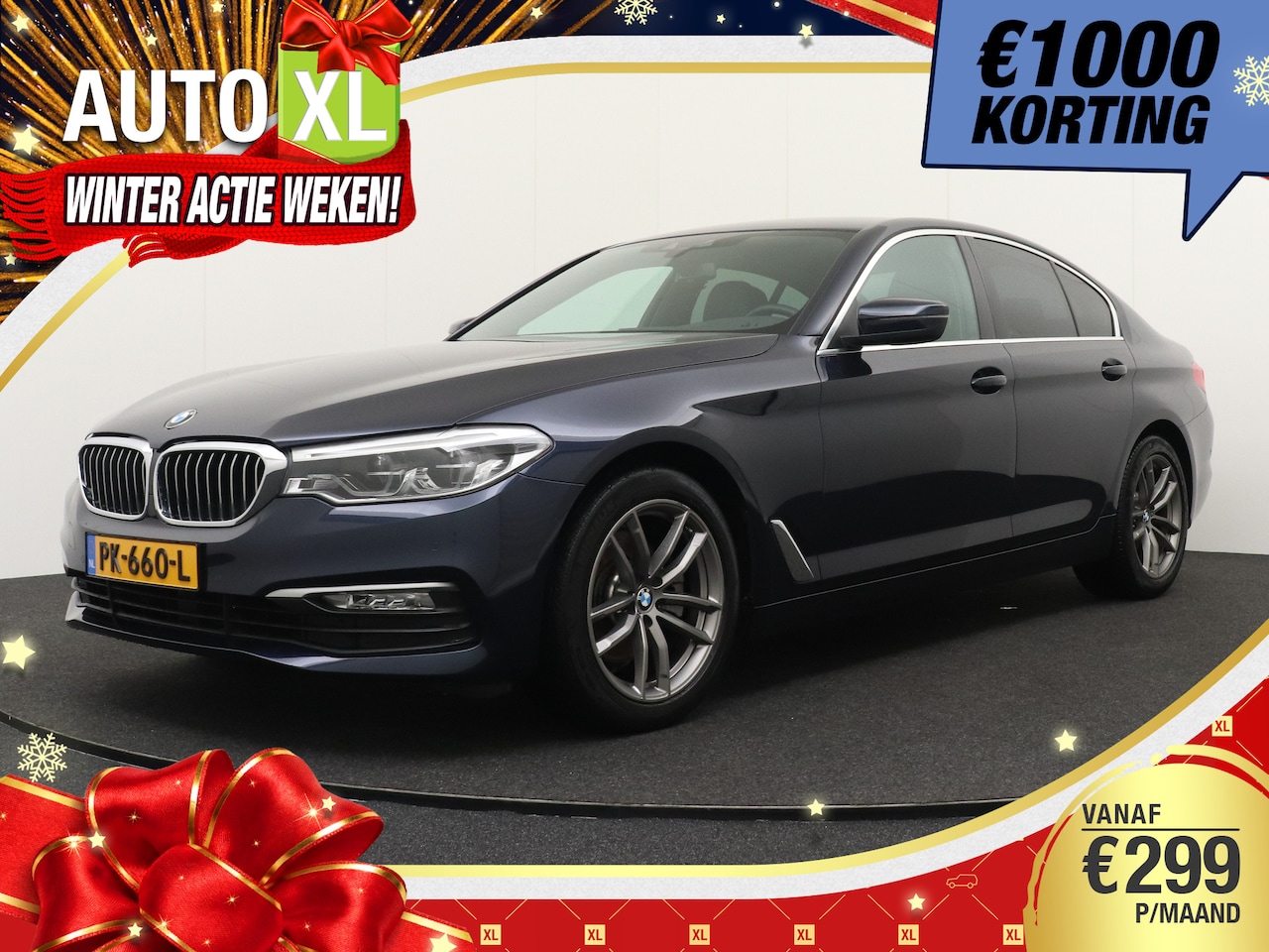 BMW 5-serie - 520i 184 PK High Executive Memory Leder M-Sport 18'Velgen LED - AutoWereld.nl