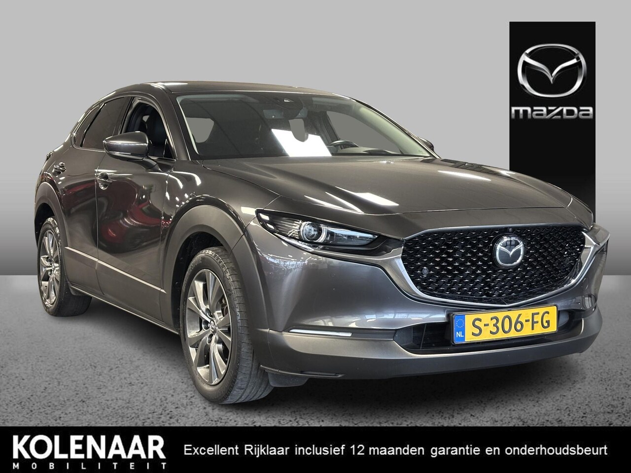 Mazda CX-30 - 2.0 e-SkyActiv-X M Hybrid Luxury /Automaat/Afneembare Trekhaak/Lederen bekleding/360CAM/Ee - AutoWereld.nl