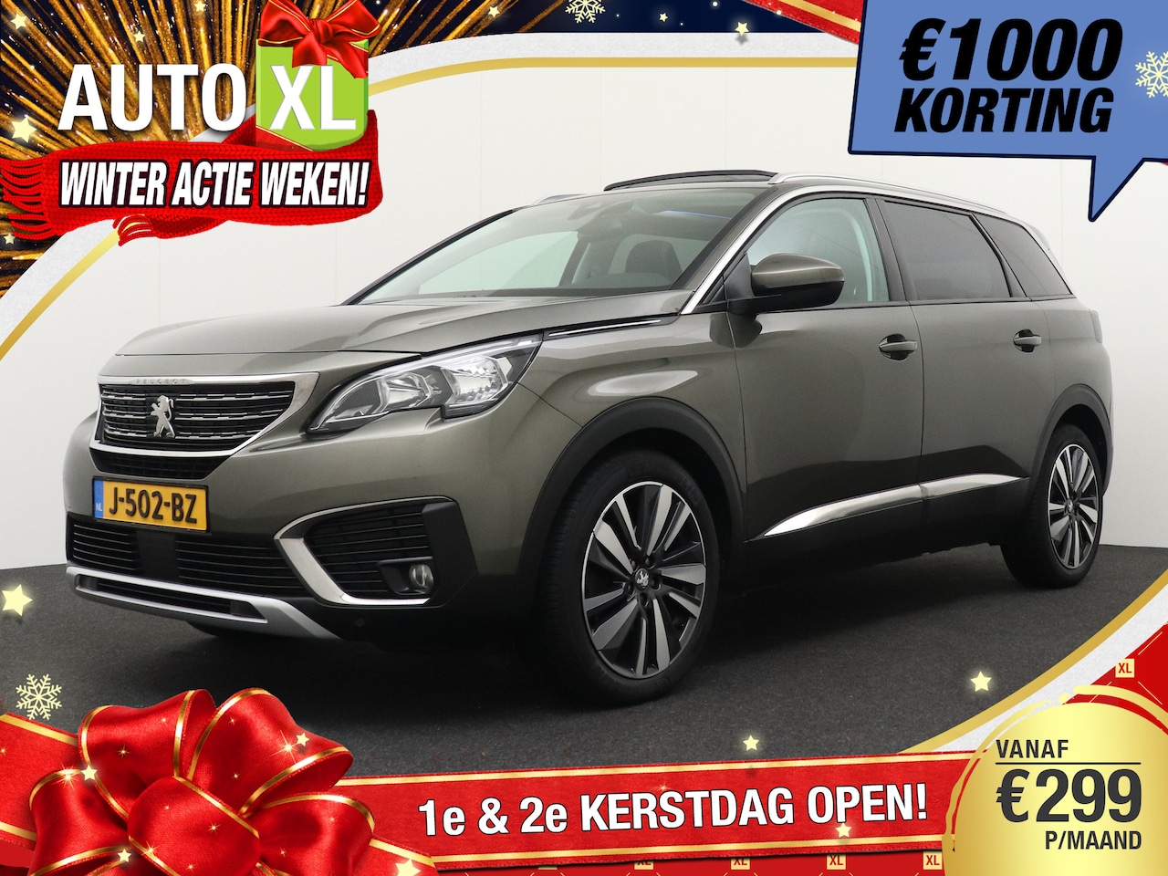 Peugeot 5008 - 1.2 131 PK Aut. Premium 7-Pers Pano-dak Camera H-Leder 19'LMV - AutoWereld.nl