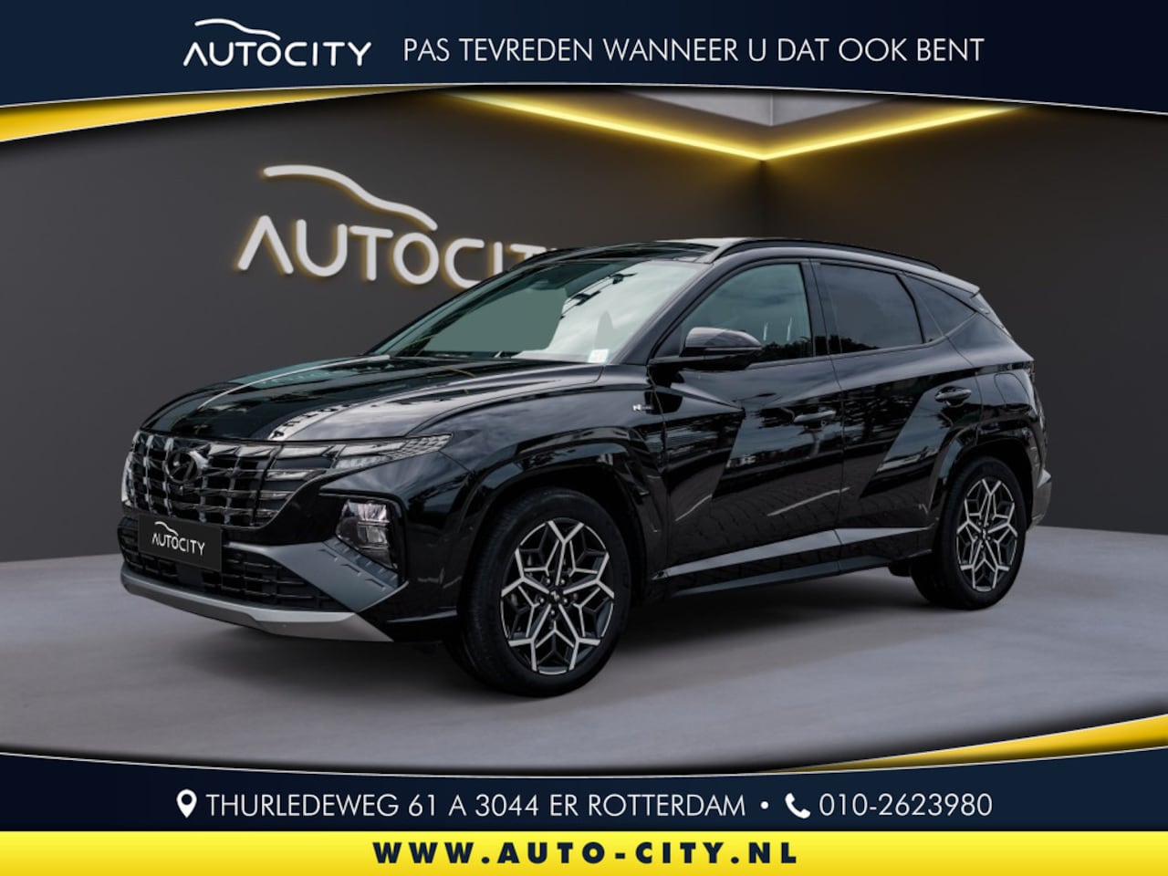 Hyundai Tucson - 1.6 T-GDI 230pk HEV N Line Sky Pano l 360 Camera l Remote key l - AutoWereld.nl