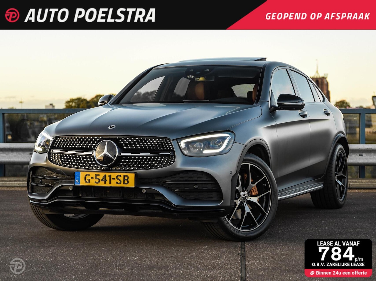Mercedes-Benz GLC-klasse - 200 Premium Plus AMG Facelift Schuifdak Trekhaak Multibeam LED Burmester Distronic 20" - AutoWereld.nl