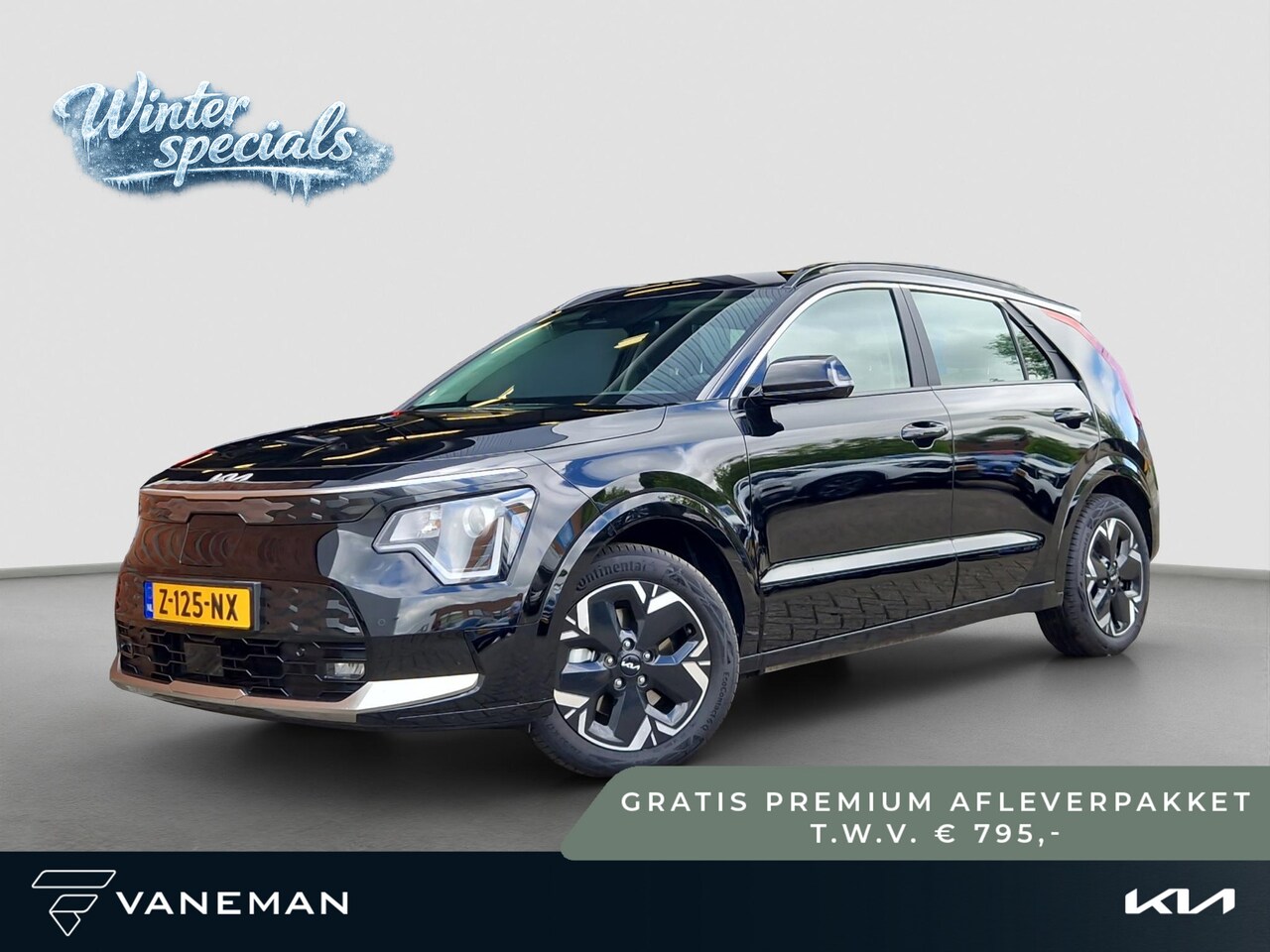 Kia Niro EV - DynamicLine 64.8 kWh | Key-Less | Navi | Camera | Cruise | LMV | H-Leder | - AutoWereld.nl