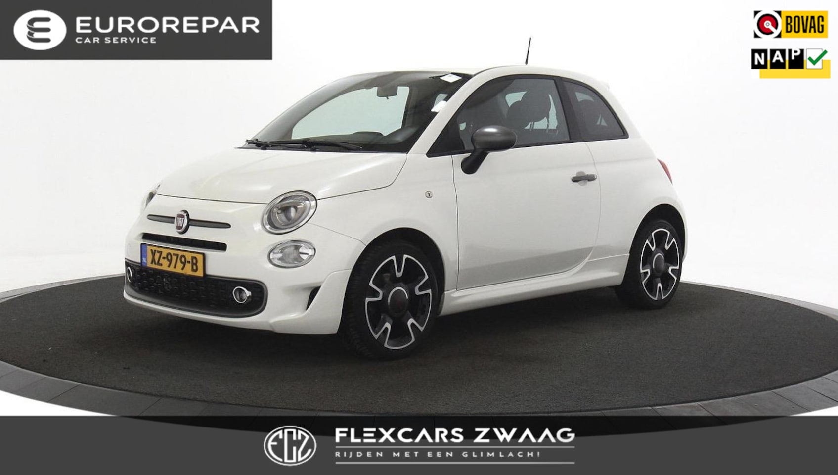 Fiat 500 - 0.9 TwinAir Turbo Sport - Climate - Climate - Navi - Cruise - Org.NL - AutoWereld.nl