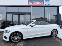 Mercedes-Benz C-klasse Cabrio - 180 AMG PREMIUM PLUS 9G-TRONIC BURMESTER/MEMORY/ P-CAM360/LEER/NAVI/19”AMG/LED/SFEER/STOEL