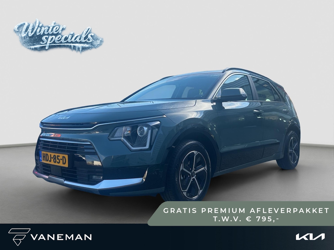 Kia Niro - 1.6 GDi Hybrid DynamicLine | Climate Control | Automaat | Adapt. Cruise | Navi | Carplay/A - AutoWereld.nl