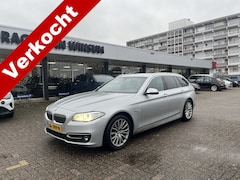 BMW 5-serie Touring - 518d Luxury Edition Pdc Lmv Cruise Klima Automaat Navi Nap Lederen bekleding