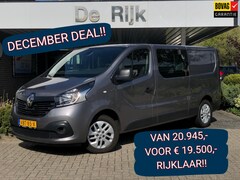 Renault Trafic - 1.6 dCi T29 L2H1 DC Work Edition Energy DECEMBERDEAL| Navi, Camera, Trekhaak, Cruise, Airc