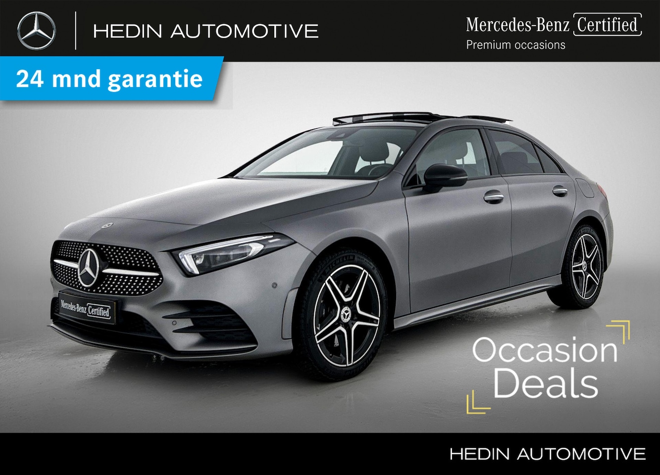 Mercedes-Benz A-klasse - A 250e Limousine AMG Limited | Designo | Premium Plus Pakket | Nightpakket | Panoramadak | - AutoWereld.nl