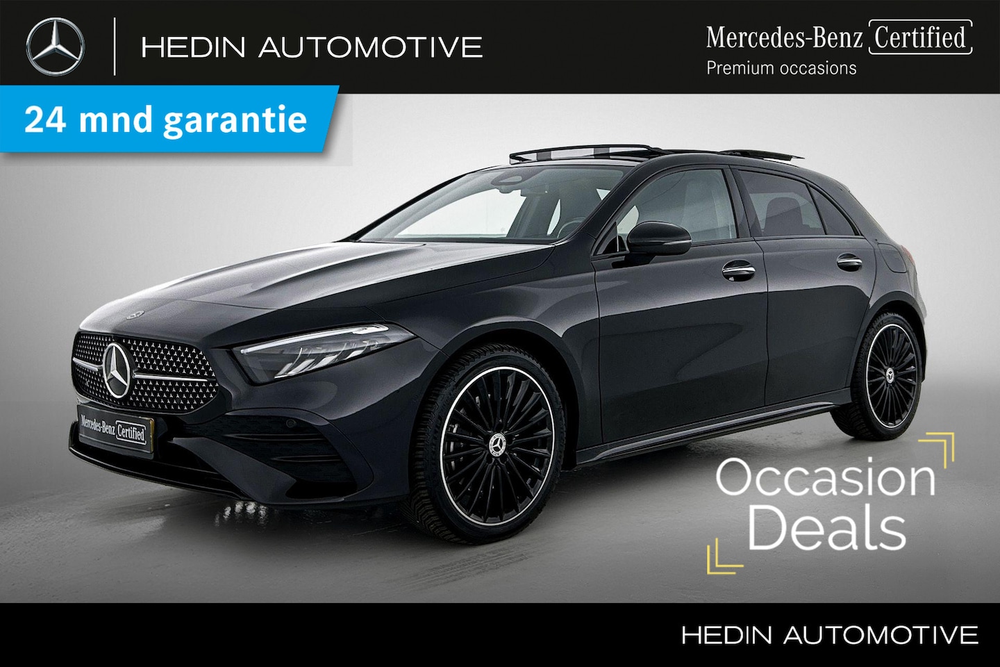 Mercedes-Benz A-klasse - A 250e Automaat AMG Line | Nightpakket | Panoramadak | LED | Sfeerverlichting | Keyless-Go - AutoWereld.nl