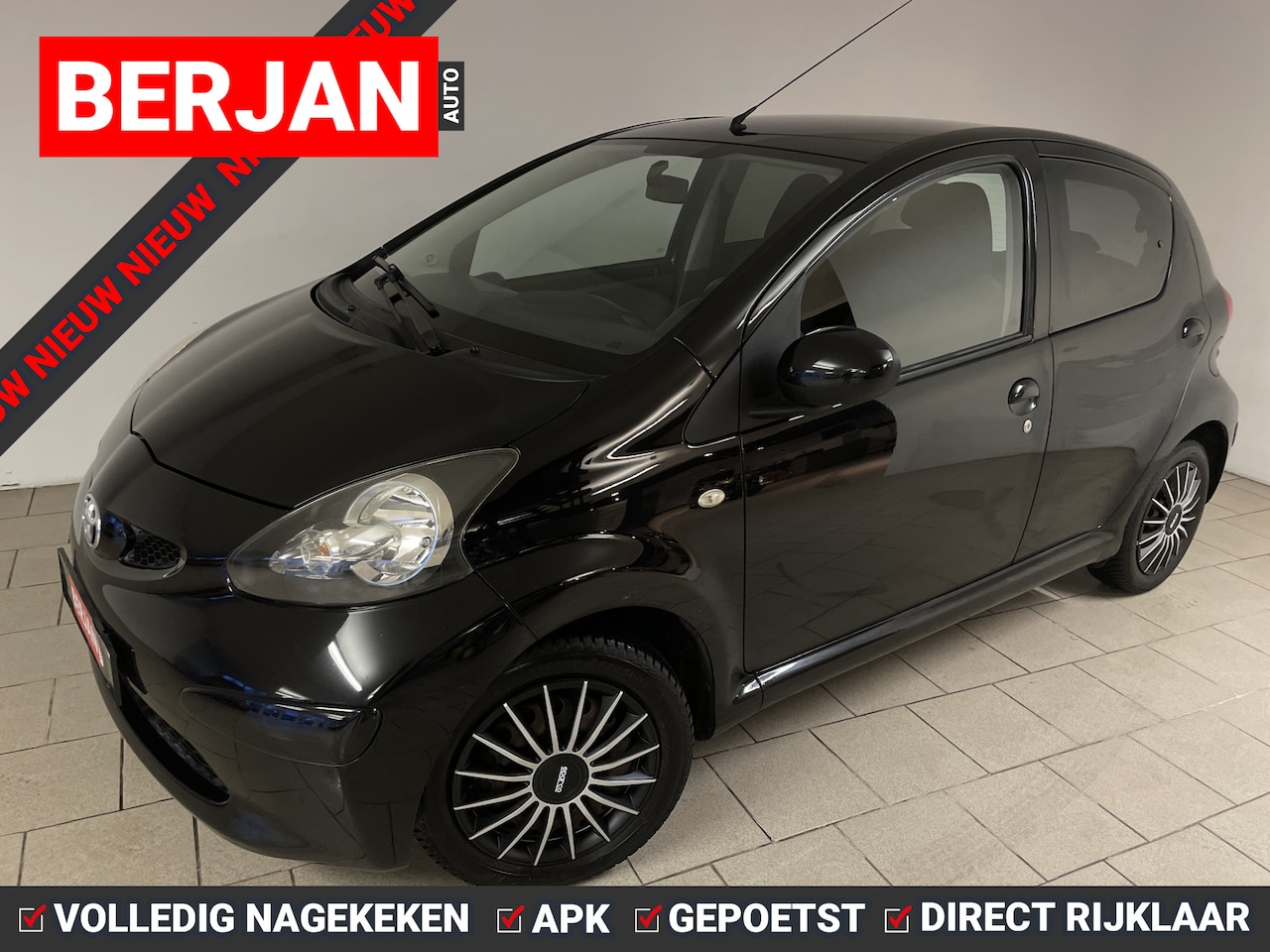 Toyota Aygo - 1.0-12V + AIRCO ELEK RAMEN CENT VERG 5 DEURS PRIVACY GLAS ZEER NETTE AUTO NWE APK INRUIL K - AutoWereld.nl