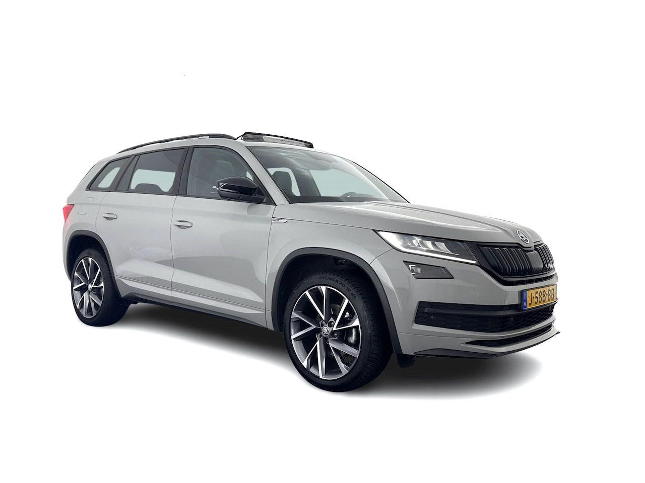 Skoda Kodiaq - 1.5 TSI Sportline Business (INCL-BTW) Aut. *PANO | LEATHER-MICROFIBRE | FULL-LED | MEMORY- - AutoWereld.nl