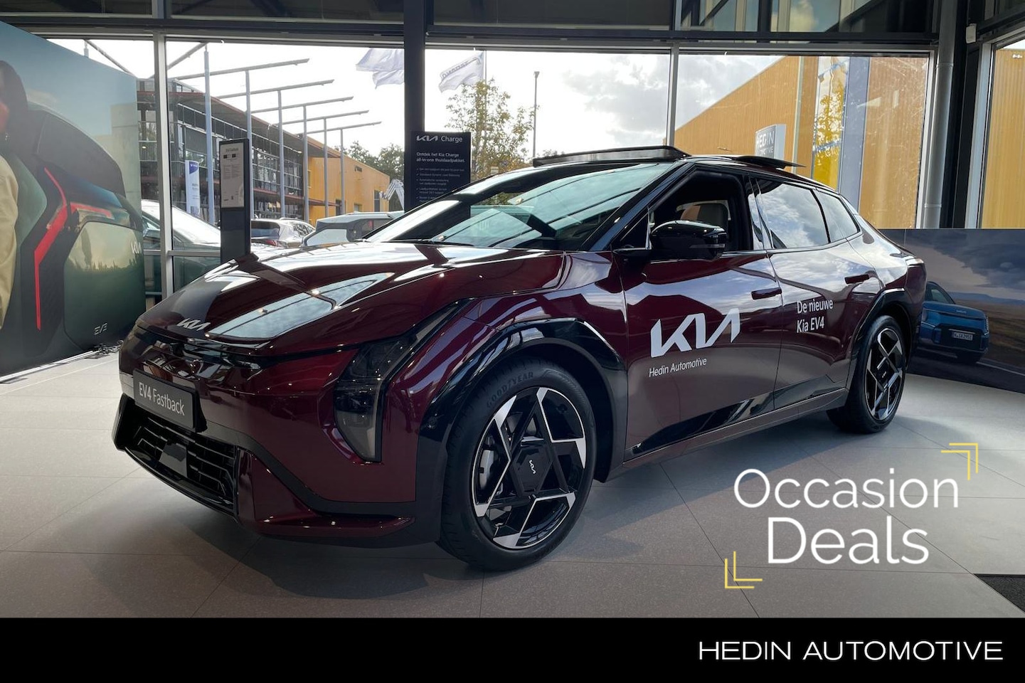 Kia EV4 Fastback - GT-PlusLine 81.4 kWh Airco | Lederen Bekleding| Navigatie | HUD | Camera | Dode hoek camer - AutoWereld.nl