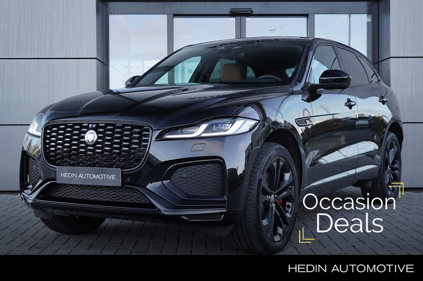 Jaguar F-Pace - 2.0 P400e PHEV R-Dynamic SE 90th Ann. Edition | Panoramadak | 21" Gloss Black | Tan Interi - AutoWereld.nl