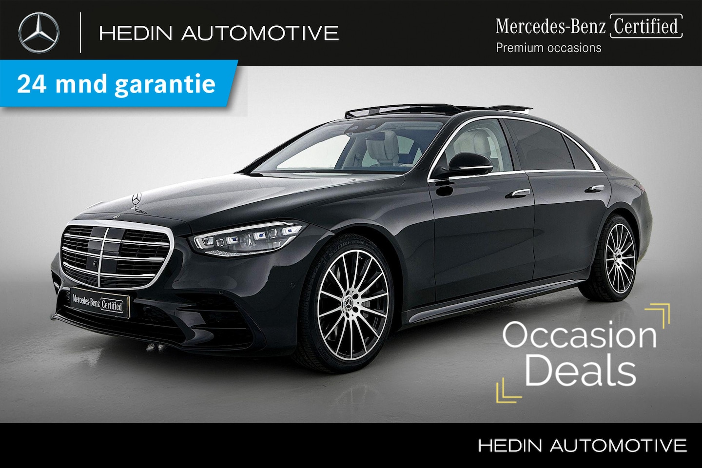 Mercedes-Benz S-klasse - S 450 Lang Automaat 4MATIC AMG Line | Business Class Pakket | Nightpakket | Exclusiefpakke - AutoWereld.nl