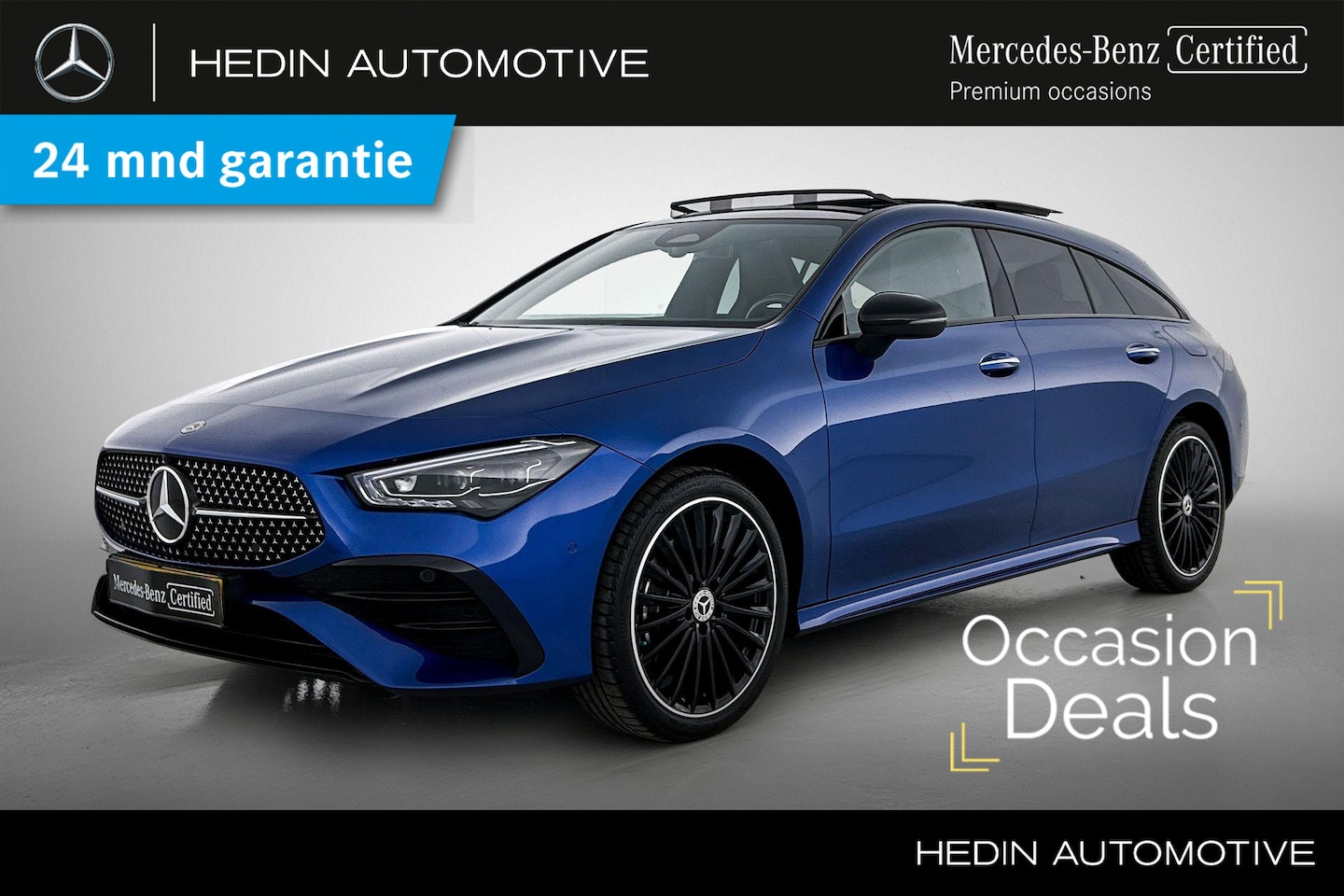 Mercedes-Benz CLA-klasse Shooting Brake - CLA 250e Automaat AMG Line | Nightpakket | Panoramadak | Keyless-Go | Sfeerverlichting | S - AutoWereld.nl