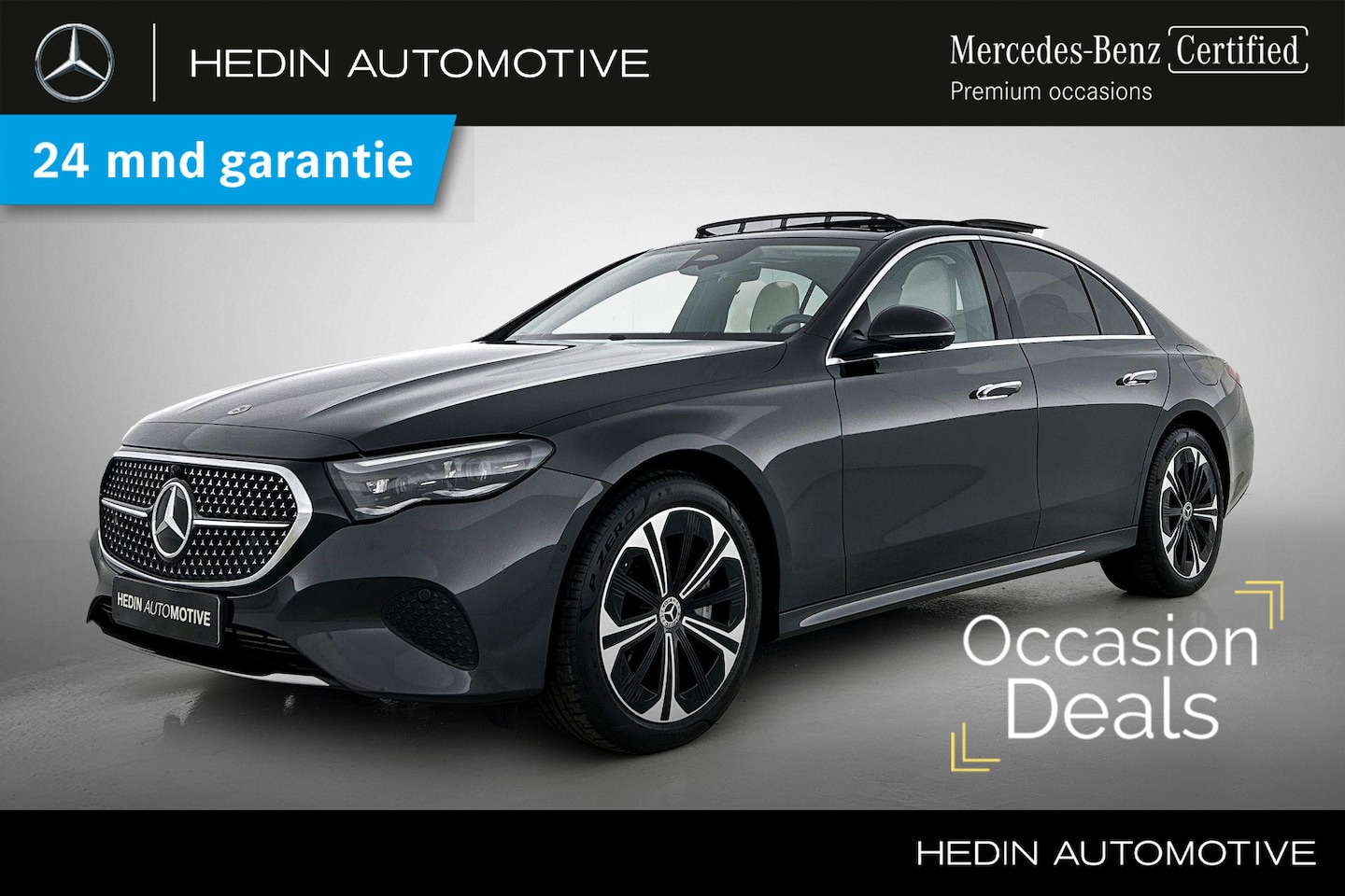 Mercedes-Benz E-klasse - E 300e Limousine Automaat Luxury Line | Panoramadak | Winterpakket | Distronic | Memory | - AutoWereld.nl