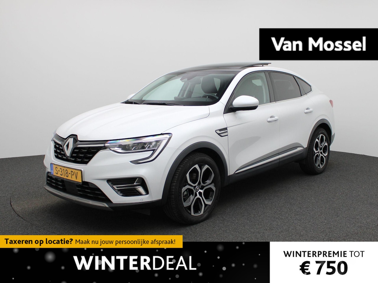 Renault Arkana - 1.6 E-Tech hybrid 145 techno | Glazen Schuif-/Kanteldak | Stoel- & Stuurwielverwarming | B - AutoWereld.nl