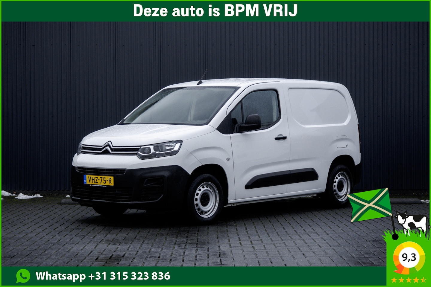 Citroën Berlingo - 1.5 BlueHDI Control | Airco | Bluetooth |Schuifdeur rechts - AutoWereld.nl