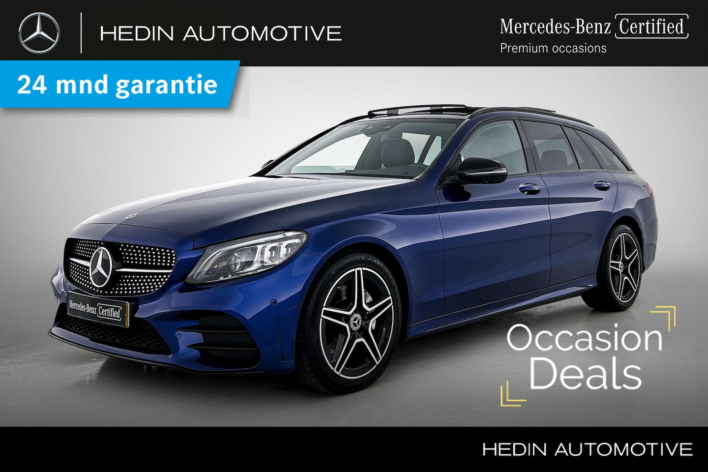 Mercedes-Benz C-klasse Estate - C 180 Automaat Business Solution AMG | Premium Pakket | Nightpakket | Panoramadak | Comand - AutoWereld.nl