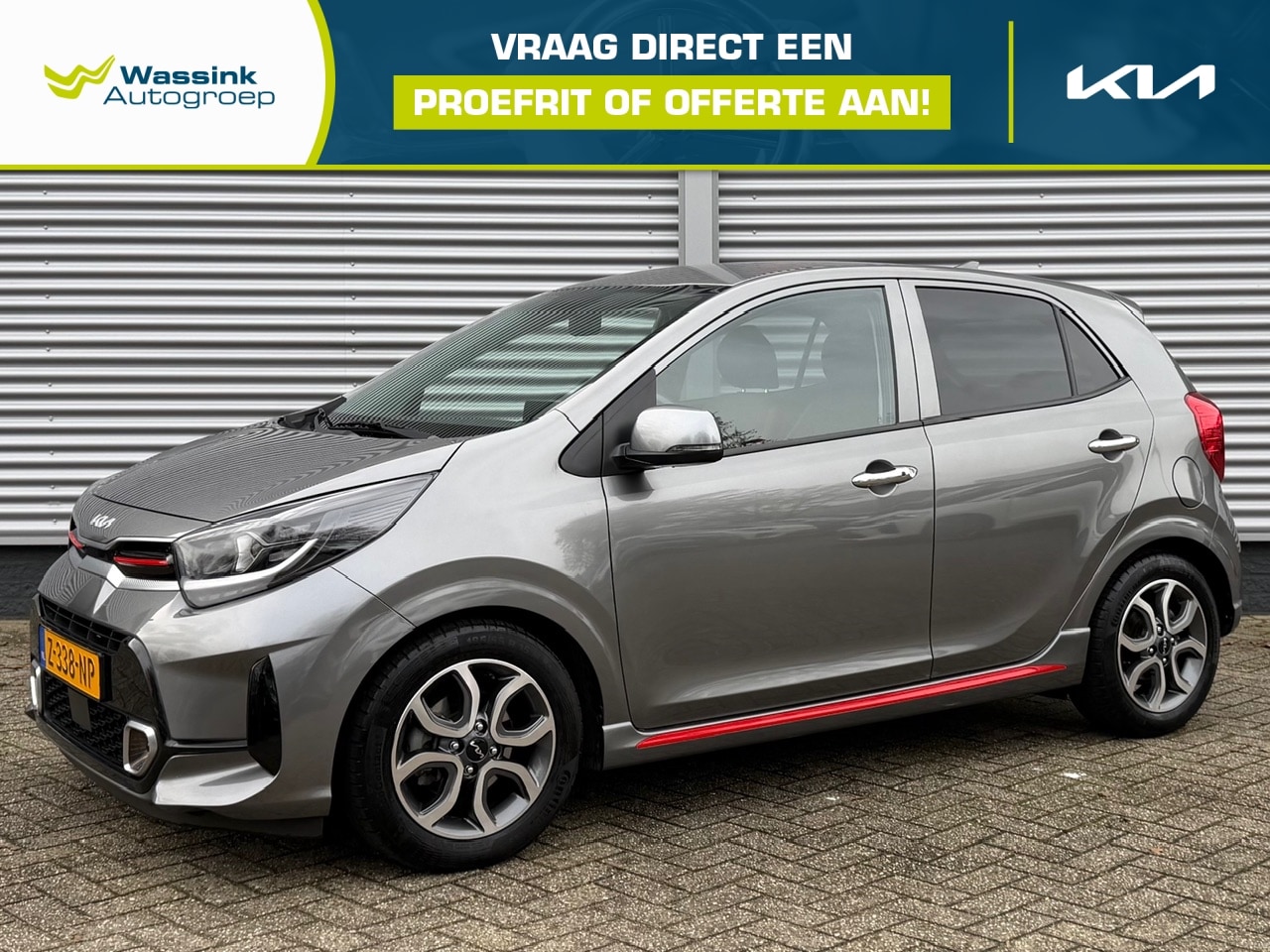 Kia Picanto - 1.0 DPi 67pk 4-zits GT-Line | Navigatie | Climate Control | Camera | Cruise Control | - AutoWereld.nl