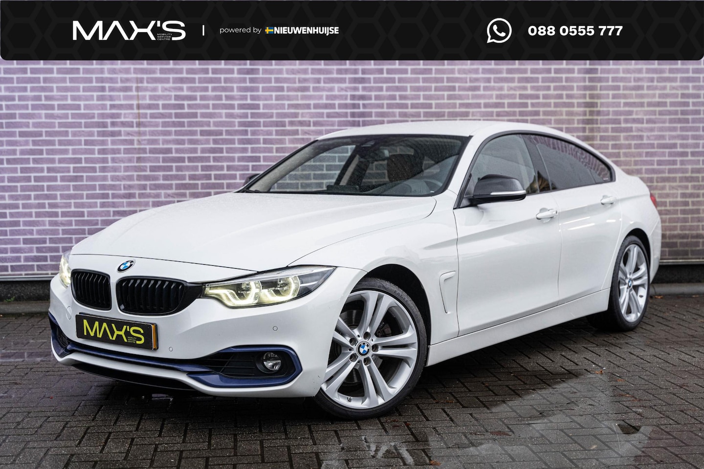 BMW 4-serie Gran Coupé - 430i xDrive High Executive | Navigatie | Cruise Control | Head-Up Display | Lederen Bekled - AutoWereld.nl