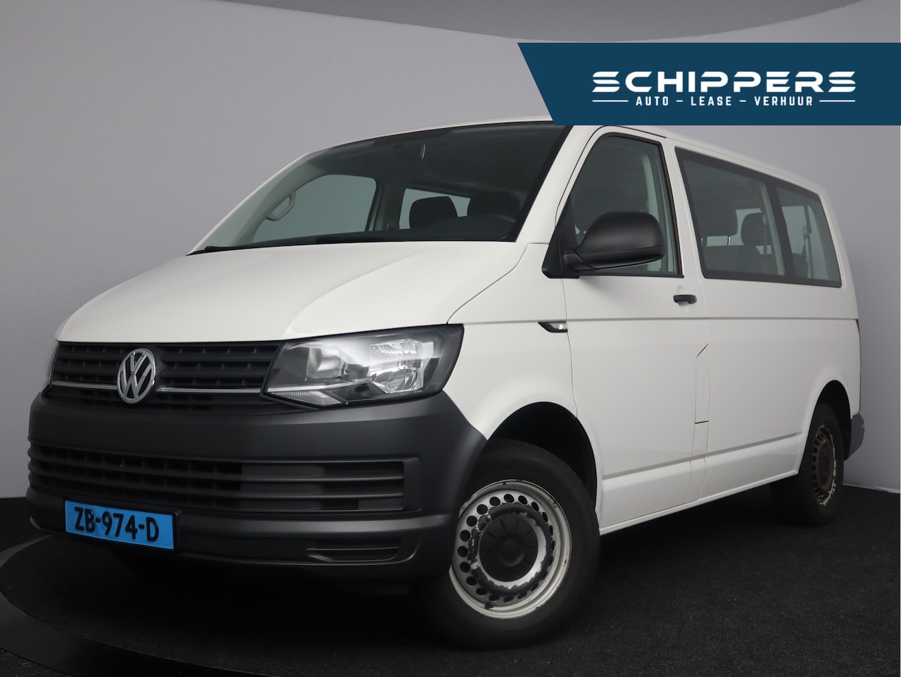 Volkswagen Transporter Kombi - 2.0 TDI L1H1 18.925 excl. btw | 9 persoons | Airco | Taxi - AutoWereld.nl
