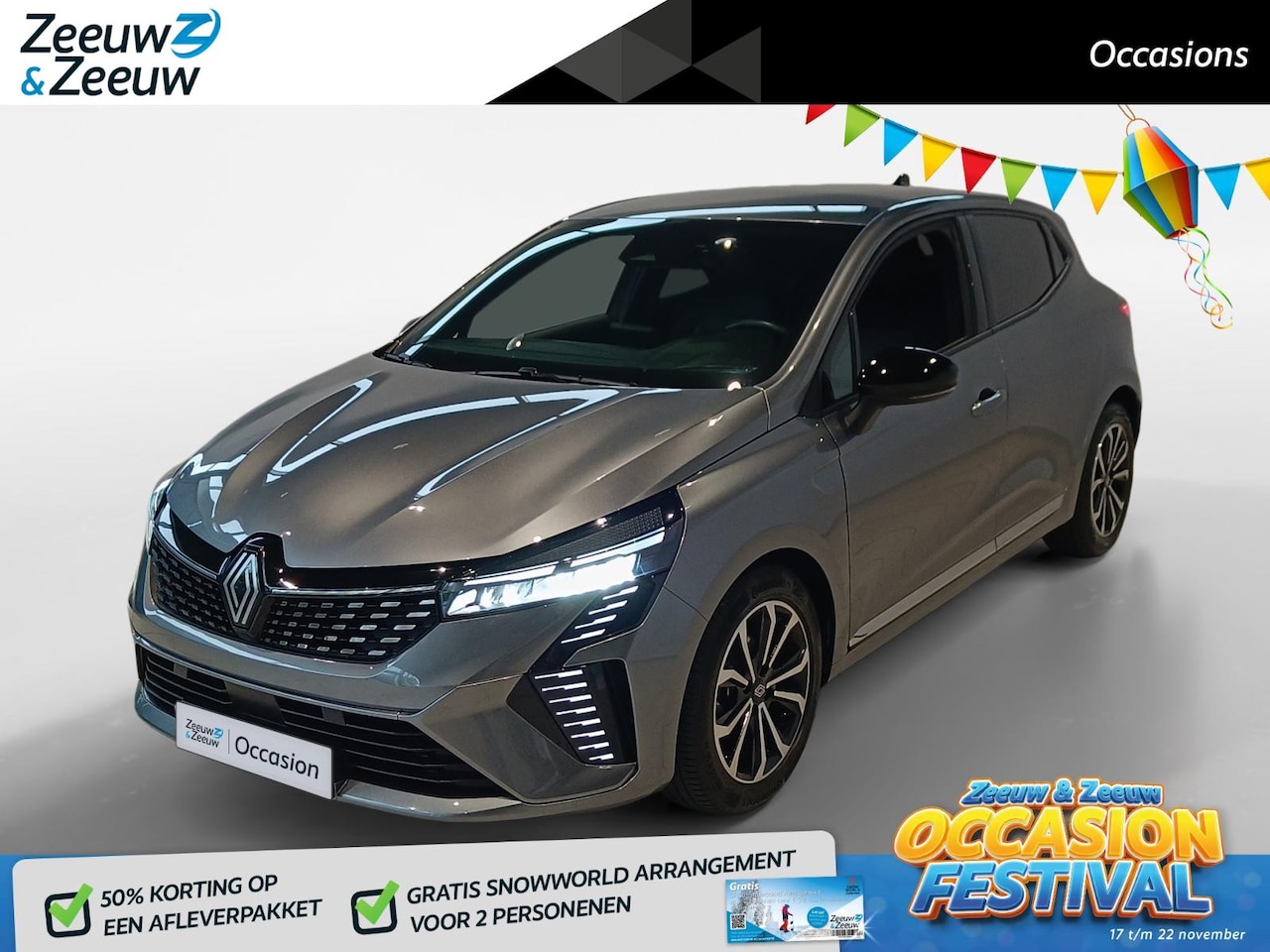 Renault Clio - 1.0 TCe 90 GPF techno *Camera+Navi*Climate*Parkeersensoren*LM.Velgen*LED*ZEER RIJK UITGERU - AutoWereld.nl