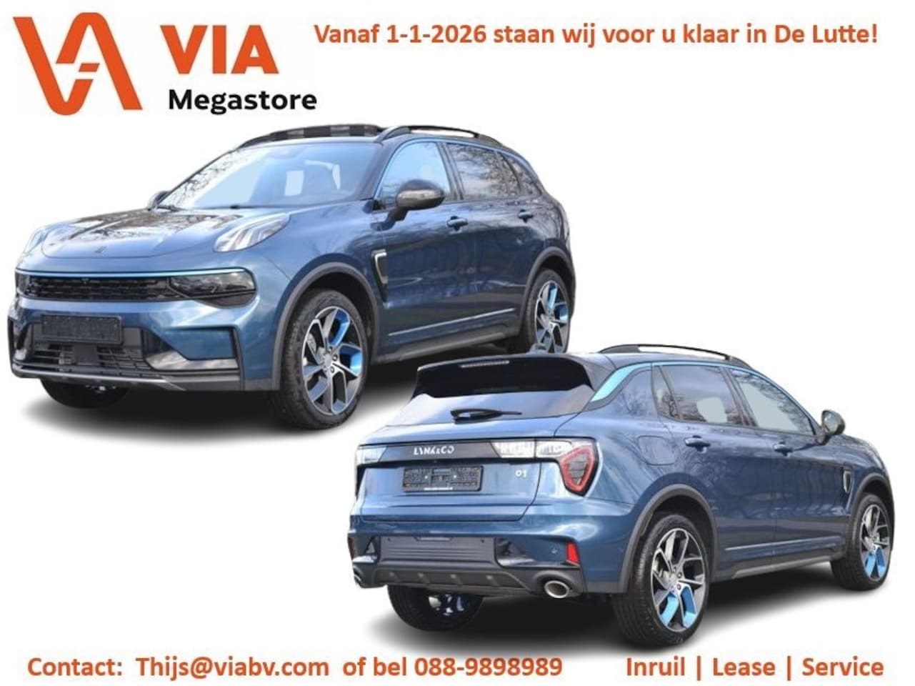 Lynk & Co 01 - 1.5 PHEV | Pano | 360 cam | ACC | Keyless | - AutoWereld.nl