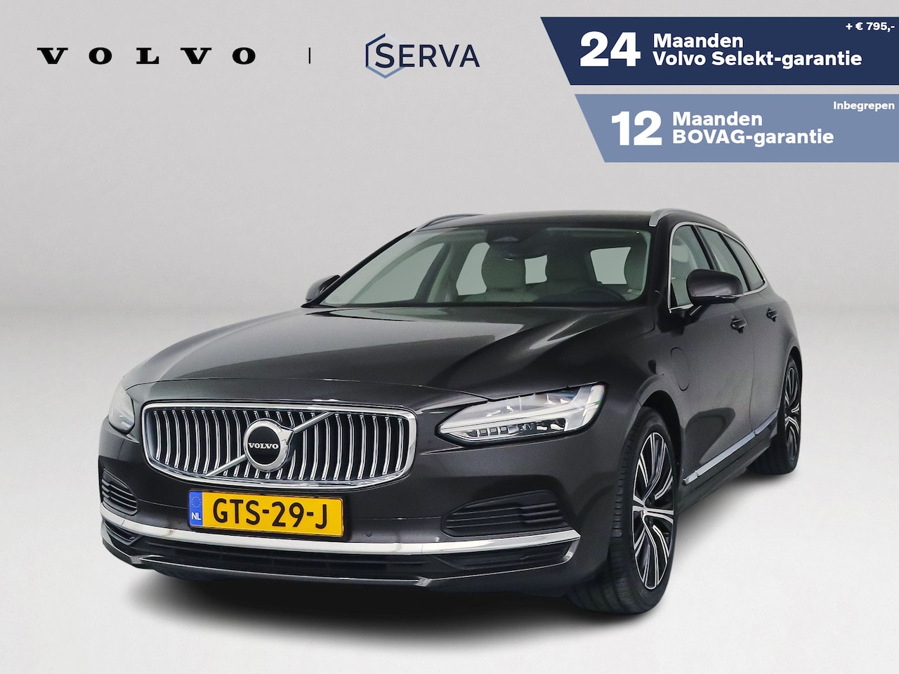 Volvo V90 - T6 Plug-in hybrid AWD Core Bright | Parkeercamera | Harman Kardon | Stoel- en Stuurverwarm - AutoWereld.nl
