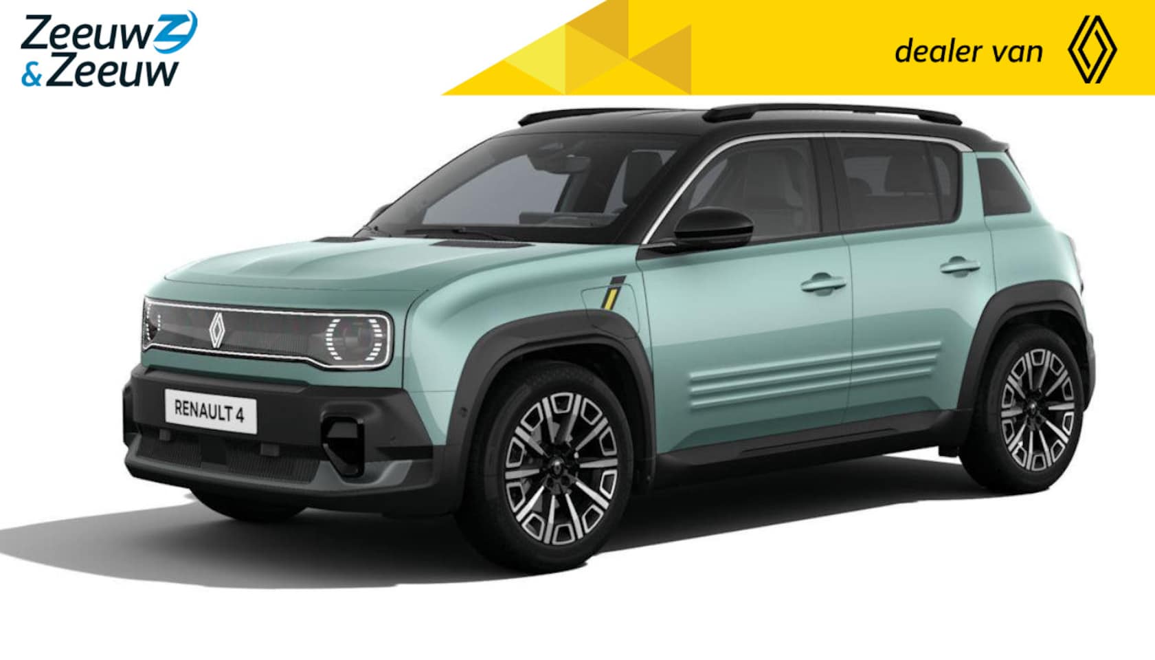 Renault 4 - Iconic Comfort Range | Profiteer nu van €2500,- Zeeuw & Zeeuw voorraadkorting | NU met GRA - AutoWereld.nl