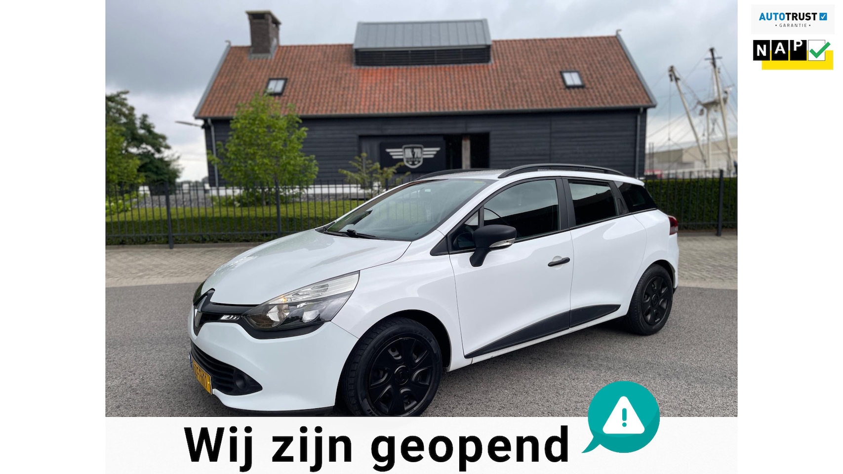 Renault Clio Estate - 0.9 TCe AIRCO CR-CONTR TREKHAAK - AutoWereld.nl