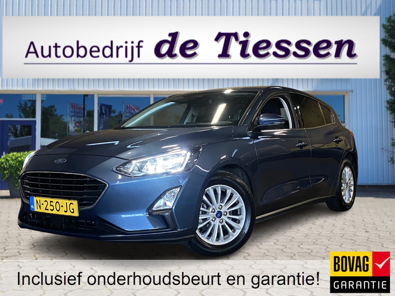 Ford Focus - 1.0 EcoBoost Titanium X Business Automaat, Trekhaak, Navi, Rijklaar met beurt & garantie! - AutoWereld.nl