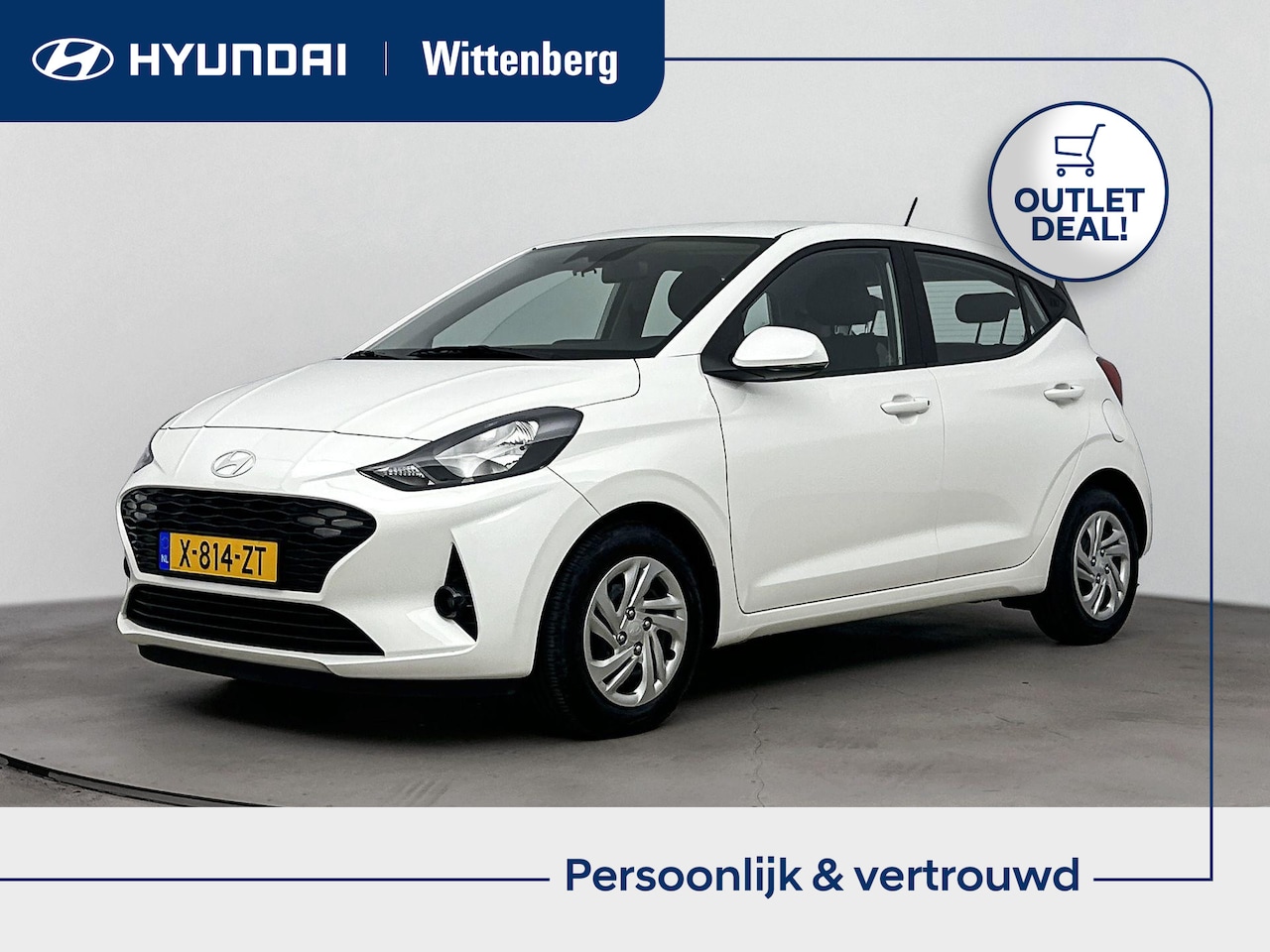 Hyundai i10 - 1.0 COMFORT | NAVI via APPLE CARPLAY & ANDROID AUTO | AIRCO | CRUISE | OUTLETDEAL! | - AutoWereld.nl