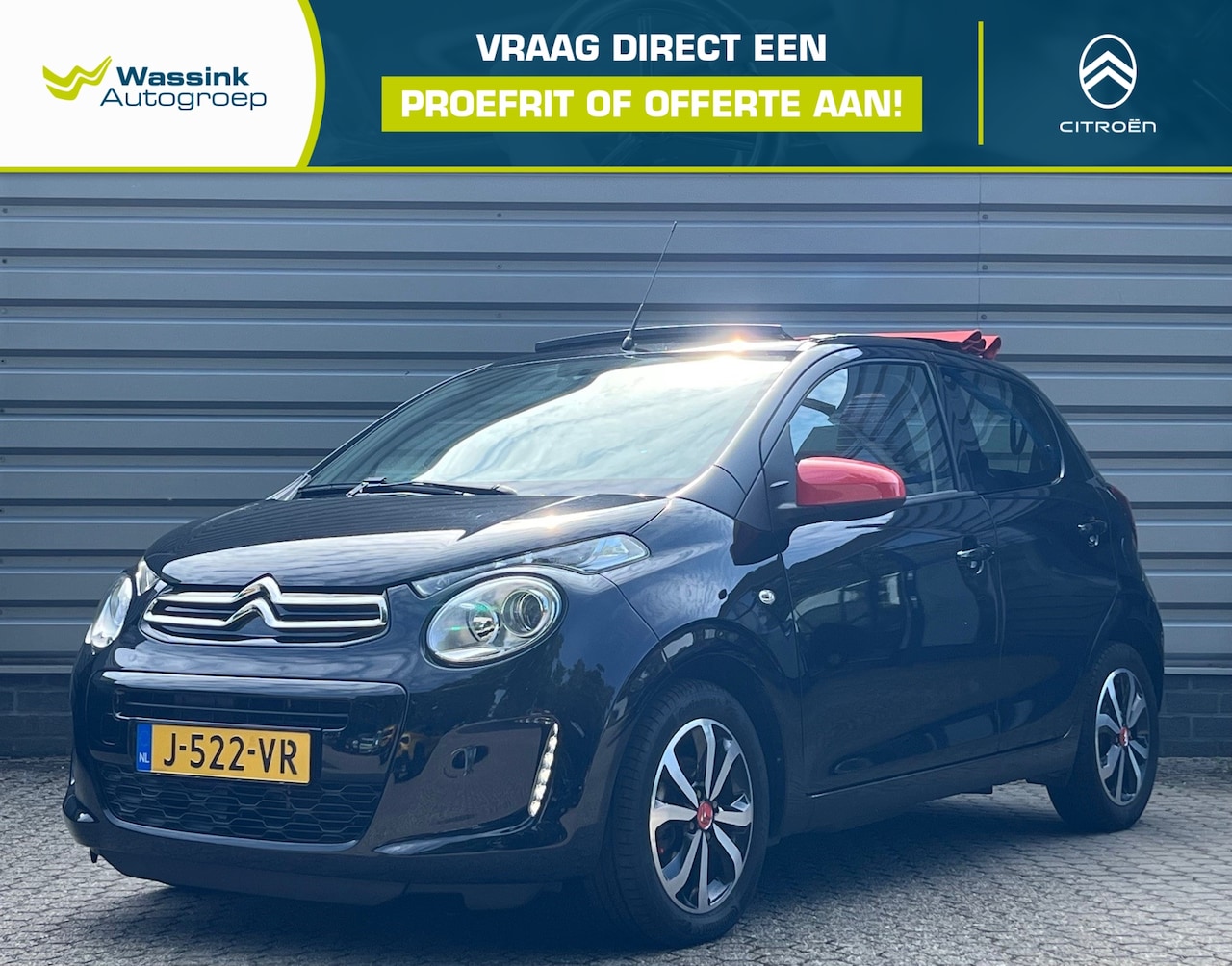 Citroën C1 - 1.0 VTi 72PK 5D Airscape Shine | Snelheidslimiter | Camera Achter | Cabrio | Bluetooth | A - AutoWereld.nl