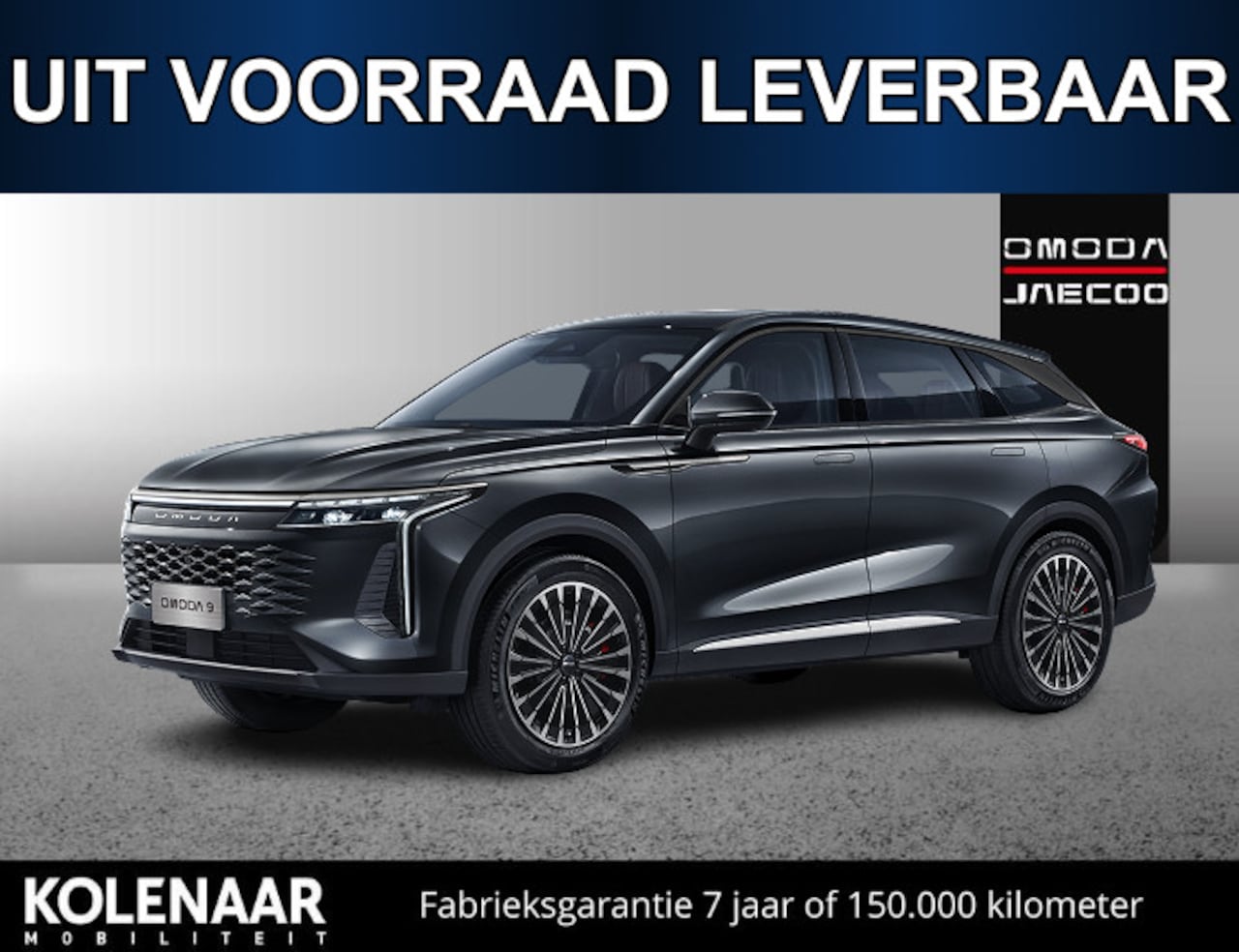 Omoda 9 - SHS Premium 537pk /Uit voorraad leverbaar/7 jaar garantie/Adaptive cruise/Leder/Pano dak/H - AutoWereld.nl