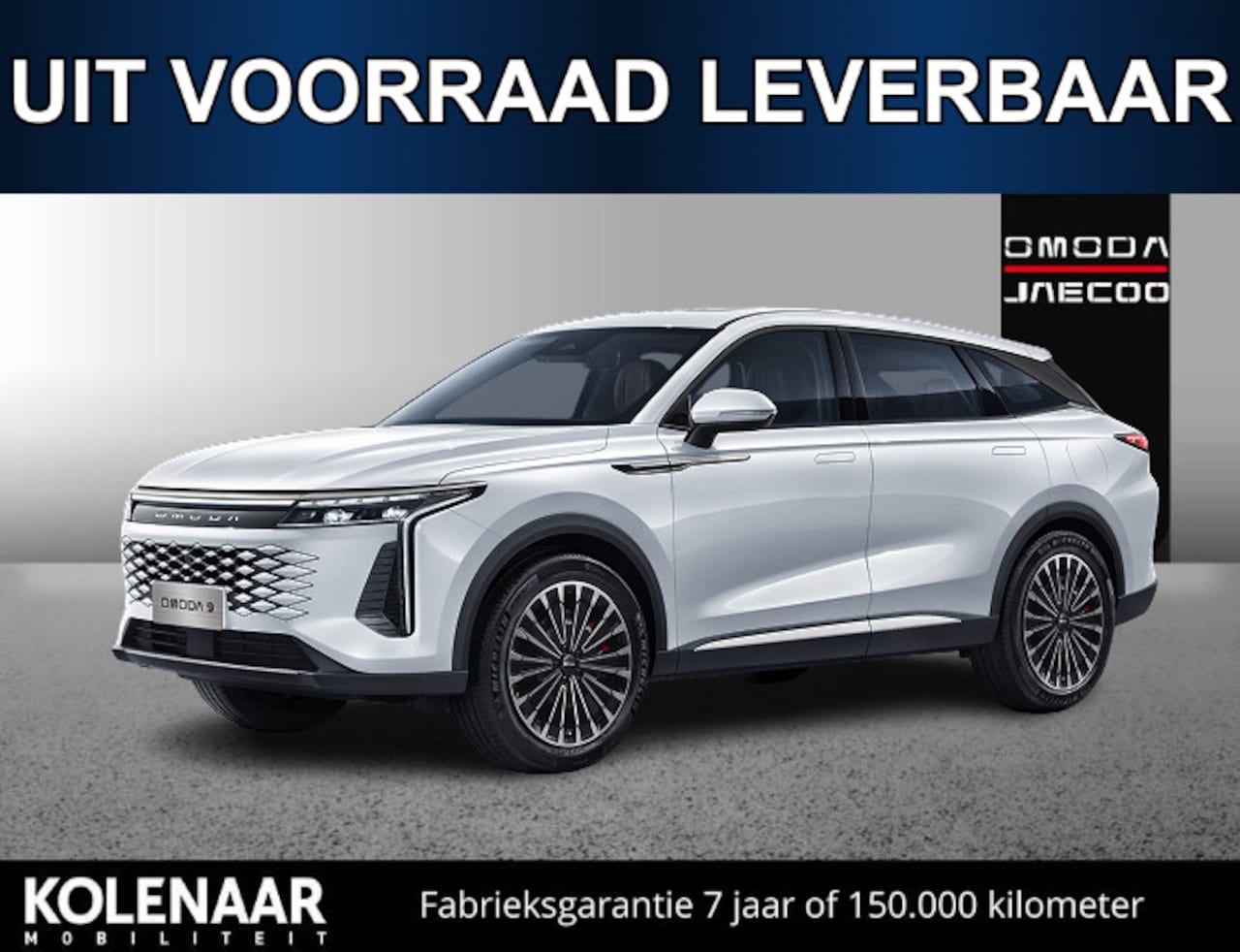 Omoda 9 - SHS Premium 537pk /Uit voorraad leverbaar/7 jaar garantie/Adaptive cruise/Leder/Pano dak/H - AutoWereld.nl