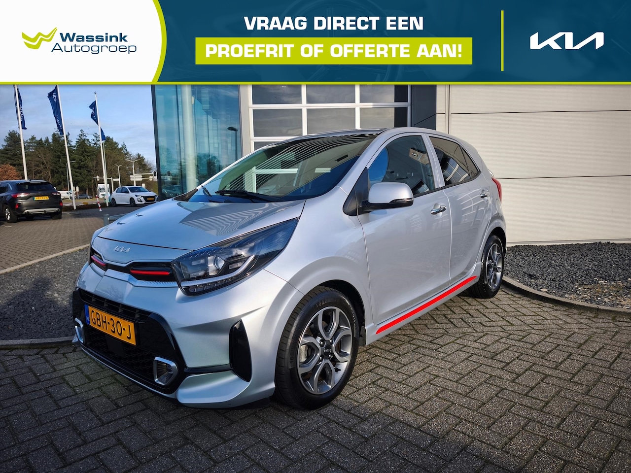 Kia Picanto - 1.0 DPi 67pk 4-zits GT-Line | Camera | Leder | LM Velgen | Camera - AutoWereld.nl