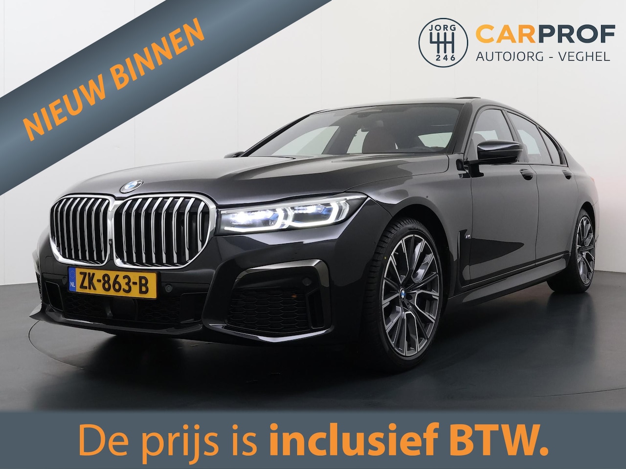 BMW 7-serie - 740i High Executive M-Sport | Schuif-kanteldak | NAP | Bowers & Wilkins | - AutoWereld.nl