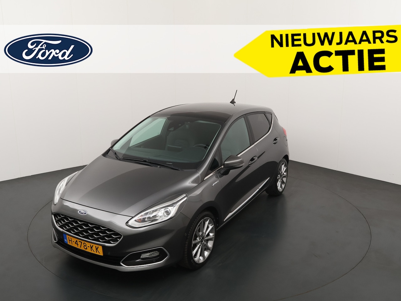 Ford Fiesta - EcoBoost 125 pk Vignale | Pano | Winter Pack | Camera | Leer | Adapt. cruise | B&O | 17" | - AutoWereld.nl