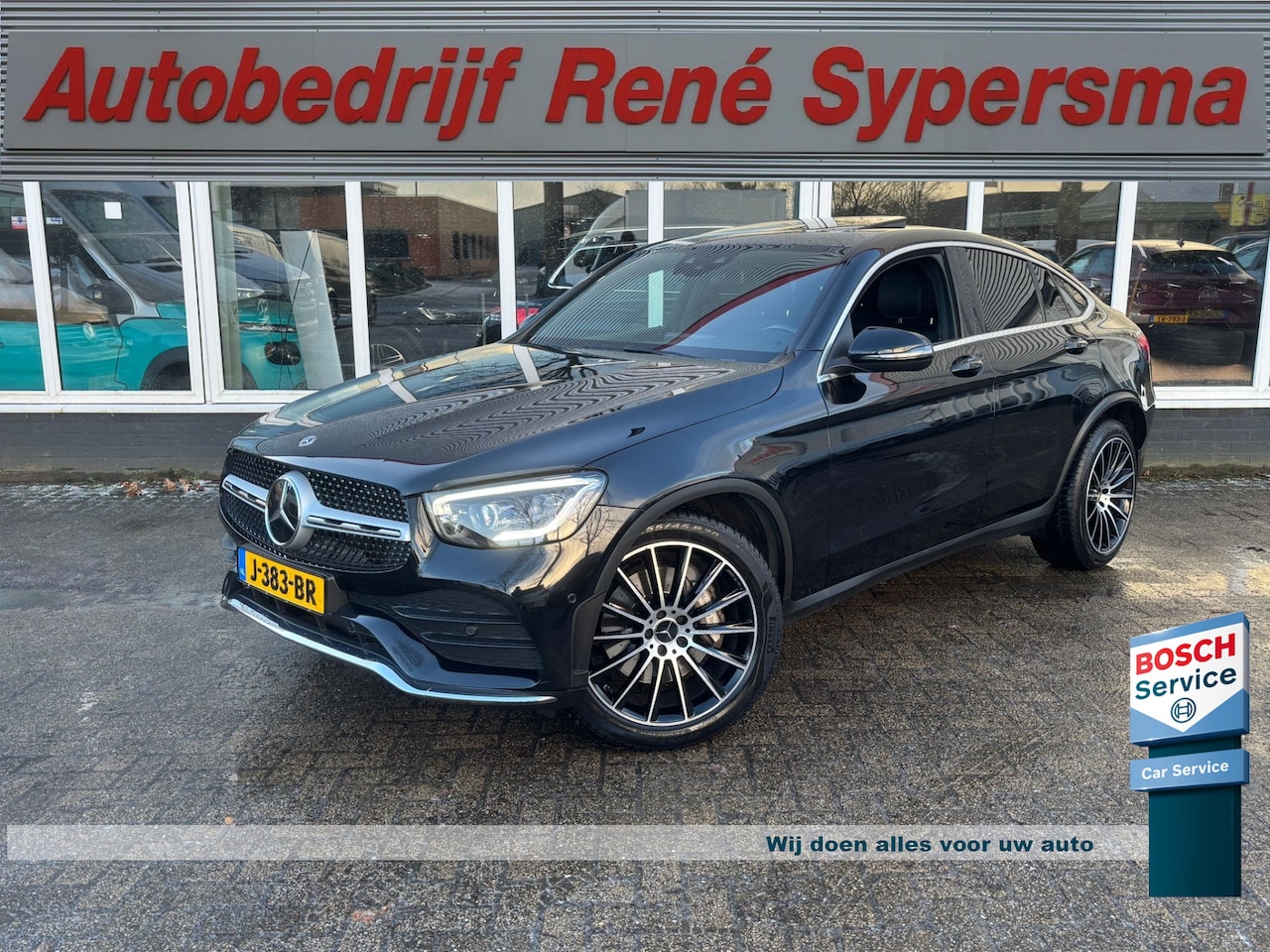 Mercedes-Benz GLC-klasse Coupé - 200 4MATIC Business Solution AMG | Trekhaak | Schuifdak | Stoelverwarming - AutoWereld.nl